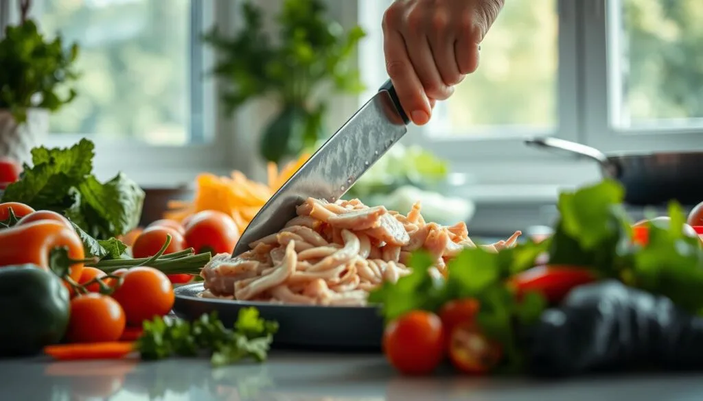 chicken slicing for vegetable stir fry chicken slicing for vegetable stir fry